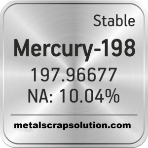 Satılık Mercury-198 izotopu